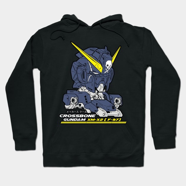 GUNDAM CROSSBONE X2 Hoodie by Mexha_project